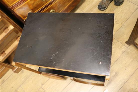 An Alvar Aalto style trolley W.61cm